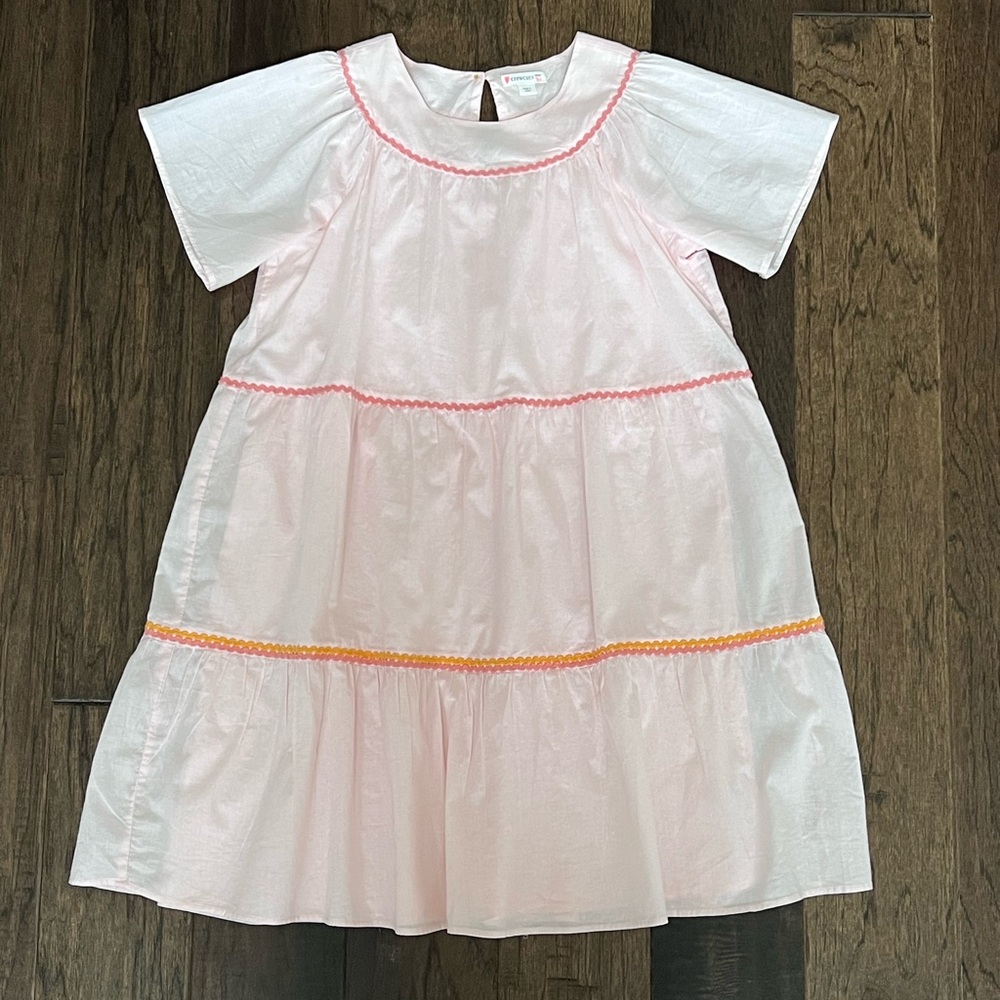 NWOT Crewcuts J.Crew Girls Light Pink Summer Dress 8 - Picture 3 of 17